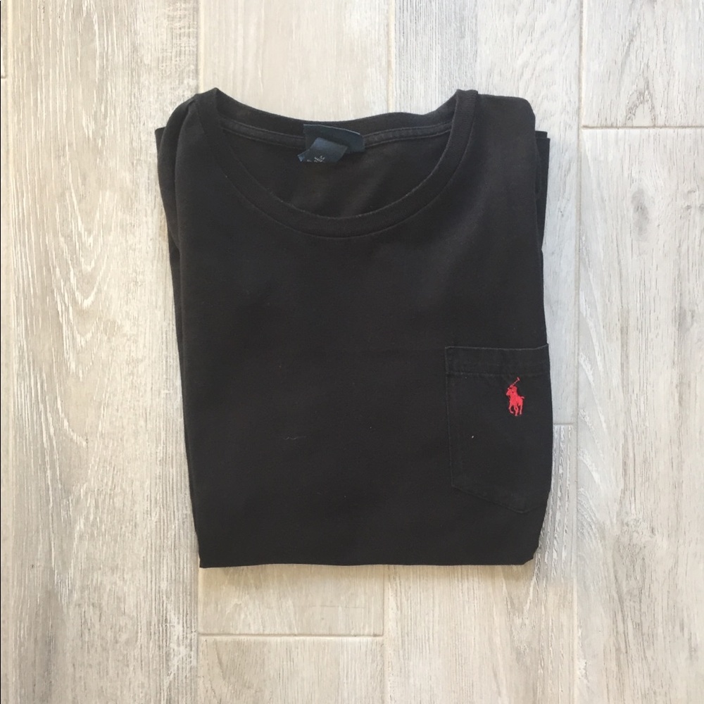 Polo by Ralph Lauren Black Pocket T-Shirt